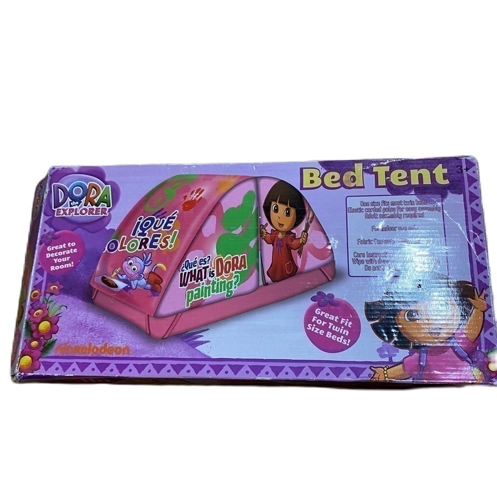 Dora the Explorer Bed Tent Kids Room Nickelodeon Pretend Camping